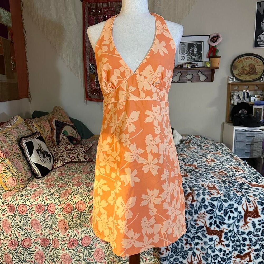 American-vintage Women's Orange Dress
